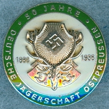 D.J. Hunting Association Badge