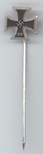 1939 Iron Cross Stick Pin Badge