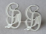 GD-Grossdeutschland Shoulder Boards Cyphers, Silver (Out Of Stock)