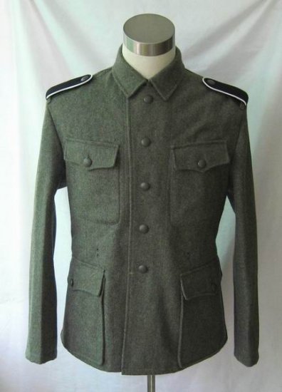 Details about   WW2 German M42 Heer EM fieldgrey wool tunic Feldbluse 3XL 