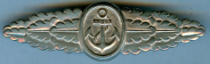 Kriegsmarine Naval Combat Clasp, Silver
