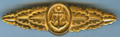 Kriegsmarine Naval Combat Clasp, Gold