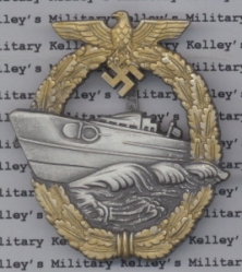 Kriegsmarine E-boat Badge 2nd Type